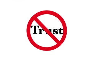 No trust